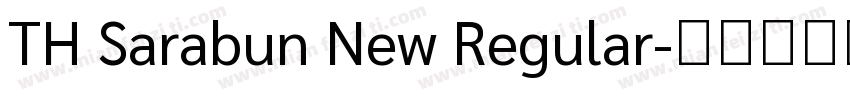 TH Sarabun New Regular字体转换